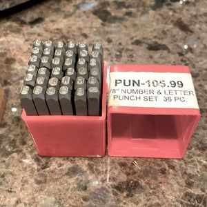 Number and Letter Punch